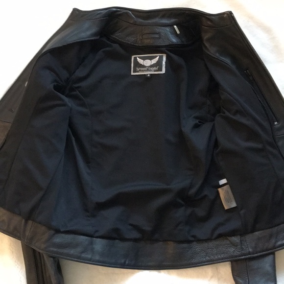 Leather Motorcycle Riding Jacket - Picture 6 of 8